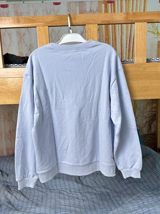 ALO Long-Sleeve Top — "Shell Blue," Size M - Picture 2 of 3